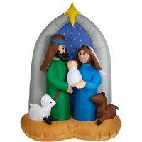 VFM e-Store Christmas Nativity Scene Inflatable 183cm x 140cm Multicolour X 1 | Size: 183 cm x 140 cm