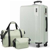 Lugg Vacay 3-Piece Travel Set - 32inch Suitcase, Duffel Bag & Toiletry Bag in Light Green