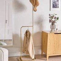 Wyld and Coco Gold Iron Clothes Rail 171 cm - Freestanding Coat and Bag Rack