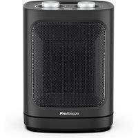 Pro Breeze 1800W Mini Ceramic Fan Heater in Black