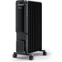 Pro Breeze OmniWarm 2500W Oil Filled 11 Fins Radiator Heater with Digital Display in Black