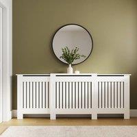GFW Harrison Adjustable Radiator Cover in White
