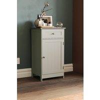 HD Designs Priano 1 Door 1 Drawer Freestanding Cabinet Bathroom in Grey
