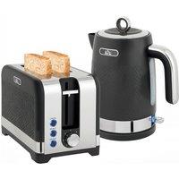 HOMCOM 3000W Rapid Boil Kettle & Toaster Set with Otter Thermostat, Black