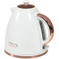 HOMCOM Electric Kettle, Fast Boil, 1.7L, 3kW, Swivel, Auto Shut-off, Cream in Off-White