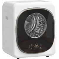 HOMCOM Compact Dryer Machine with 5 Modes, 4kg Small Tumble Dryer, White