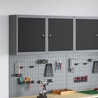 Berkfield Home Tool Cabinet Wall-Mounted Black 50x20x55 cm Steel | Size: 50 x 20 x 55 cm