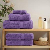 Berkfield Home Premium Shower Towels SOLUND 4 pcs Purple 70x140 cm 600 gsm