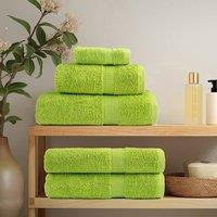 Berkfield Home Premium Hand Towels SOLUND 4 pcs Apple Green 50x100 cm 600 gsm