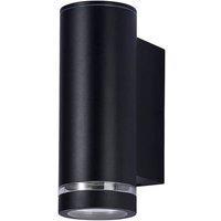 Netlighting Fondo Outdoor Wall Down Lamp Black 3000K Warm White IP54
