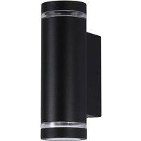 Netlighting Fondo GU10 Outdoor Up Down Wall Lamp Black 2xGU10 IP54