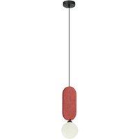 Netlighting Lorenzo Slim Pendant Ceiling Light Red