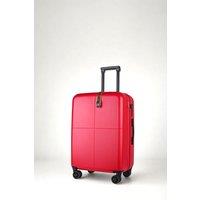 JLY Premium Medium Expandable 100% Makrolon PC Hard Shell Suitcase in Fuchsia