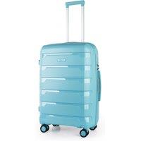 JLY Medium Suitcase 24' Inch Hard Shell Check In Luggage (Seafoam Green) - Lightweight & Durable, USB Charging Port, Secure TSA Lock, Dual Spinner