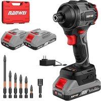 NANWEI Powerful Impact Driver 240Nm Brushless Motor 4-Speed Setting