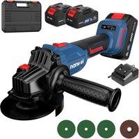 NANWEI Powerful Cordless Angle Grinder 125mm With 3 Speed Settings