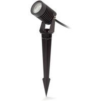 Netlighting Vista Outdoor Spike Black Faceted LED 4.9W 3000K IP65 On Off