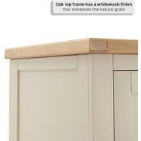 FORGEVIO Wardrobe with 2 Drawers 2 Door Cheshire Grey | Size: 0.6m2