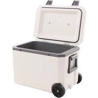 Kelvenix 45L Wheeled Insulated Cooler Box with Pull Handle in White | Size: 0.6m2
