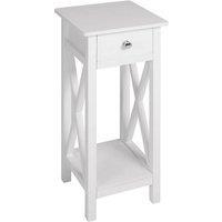 PAWNORA Slim Hallway Console Table white