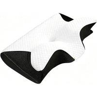 PAWNORA 2in1 Ergonomic Pillow Black white