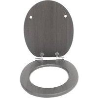 PAWNORA UNIVERSAL TOILET SEAT MDF Grey