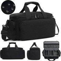 NESTLUNE Large Digital Camera Shoulder Bag Waterproof Camera in Black | Size: 100 cm x 15 cm
