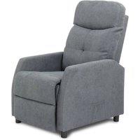 KORVIXA Recliner Massage Sofa 6 Points Massage Heating Chair in Grey | Size: 100 cm x 100 cm