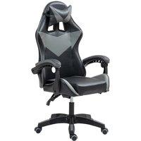 KORVIXA Gaming Chair Leather Racing Office Executive Recliner Leg in Black | Size: 100 cm x 100 cm