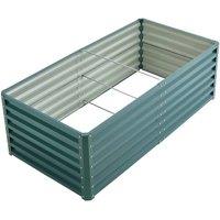 Kelvenix Steel Planter Raised Garden Bed 70 Green Planter Box | Size: 100g
