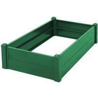 Kelvenix Green Galvanized Steel Garden Planter Raised Bed | Size: 100g