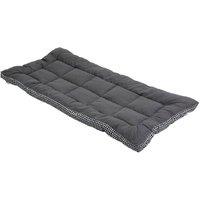 FORGEVIO Single, 90190cm(thickness 10cm) Foldable Roll Up Floor Mattress in Grey | Size: Cot