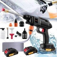 EONLION Pressure Washer Water Cordless High Power Jet Wash Cleaner Portable in Black | Size: 100g