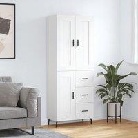 Berkfield Home Highboard White 69.5x34x180 cm Engineered Wood