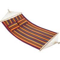 tectake Hammock Eden - with support bars, for 2 people, durable fabric | Size: 2 Seater