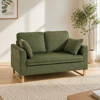 STILVORA 2 Seater Sofa with Pocket Spring Cushions, Green