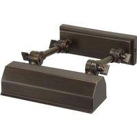 Netlighting Chawton 1 Light Small Picture Wall Light Bronze E14