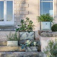 Ivyline Kew Aged Brass Regency Outdoor Planter 38Cm in Gold