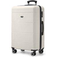 Lugg Jetset 28 Large Suitcase - 360 Wheels, TSA Lock (75x49x29cm) in Stone | Size: 75 x 49 x 29 cm