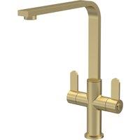 Balterley Chara Kitchen Mixer Tap for Sink Mono - Brushed Brass in Metallics
