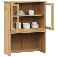 Berkfield Home Beautiful Dresser Top VIGO 78x30x100 cm Solid Wood Pine in Brown | Size: 78 x 30 x 100 cm
