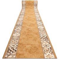 RugsX Anti-Slip Murcia Runner in Brown | Size: 80 cm x 400 cm