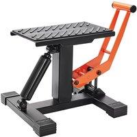 VOGREX Adjustable Hydraulic Motocross Lift Stand 440Lbs Dirt Bike Jack Tool in Black