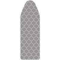 NESTLUNE Marocco Modern Ironing Board Cove in Grey | Size: 100 cm x 15 cm