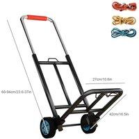NESTLUNE Sack Truck Barrow Heavy Duty Trolley Hand Truck in Black | Size: 1000mm 4000mm