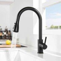Kelvenix Black Pull Out Kitchen Tap Stainless Steel Kitchen | Size: 10000mm x 520mm