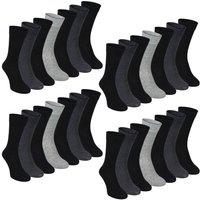 Sock Snob Men's 7 Pack Classic Suit Socks - Soft Breathable Plain Dress Socks in Dark Grey | Size: 6-11