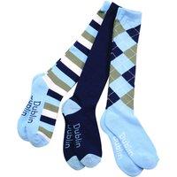 Dublin Men's Socks (Pack Of 3) in Mid Navy