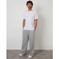 threadbare Men's Wide Leg Joggers in Grey | Size: Large