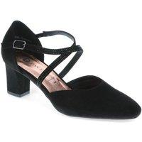 Pavers Women's Closed-Toe Block Heels in Black | Size: 3